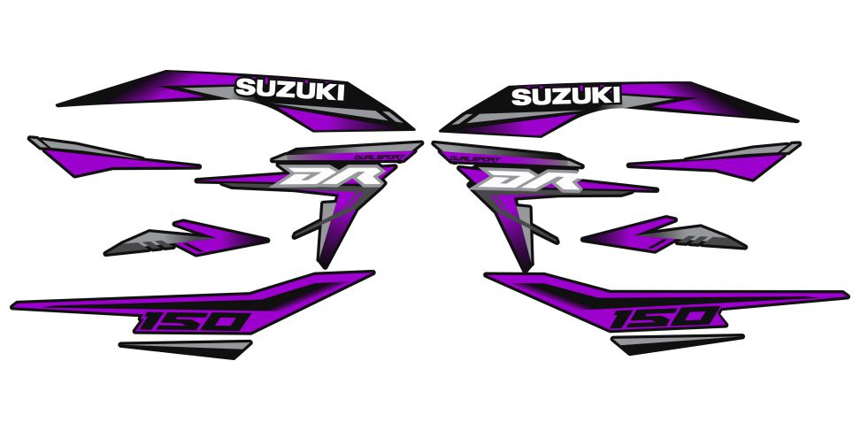 DR 150 PERSONALIZADO MORADO