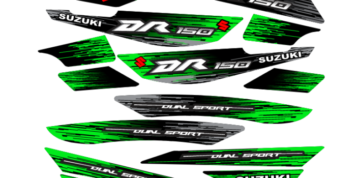 DR 150 RACING VERDE GRIS